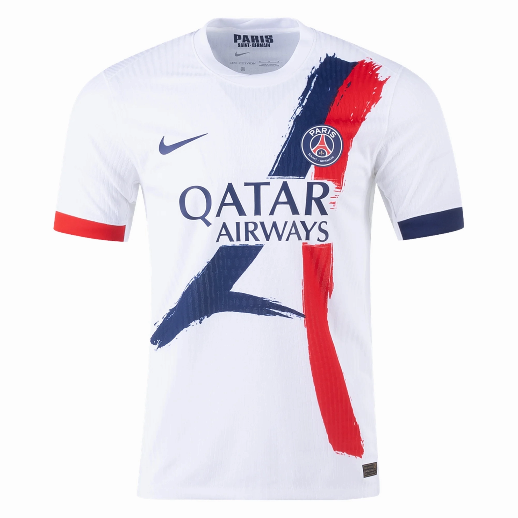 Nike Paris Saint-Germain Authentic Willian Pacho Away Jersey 24/25 (White/Midnight Navy)