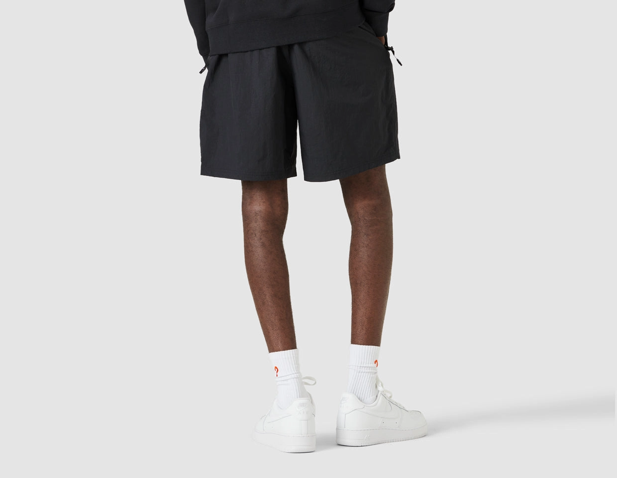 Nike Solo Swoosh Woven Shorts Black / White