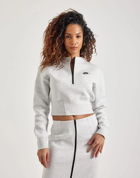 Nike Tech Fleece Cropped Half-Zip Top