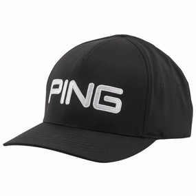 PING Structured 201 Golf Cap Black/White - 22 Men