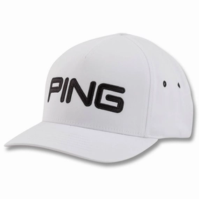 PING Structured 201 Golf Cap White/Black - 22 Men