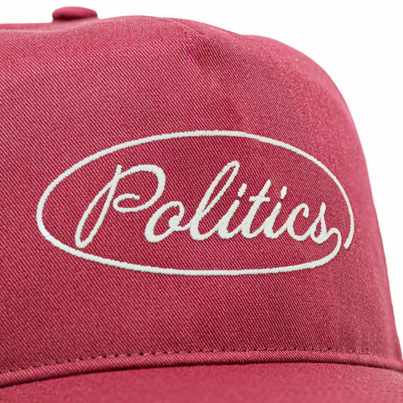 Politics x '47 Alternate Script Logo Snapback - Maroon