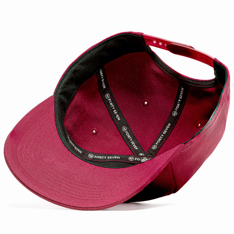 Politics x '47 Alternate Script Logo Snapback - Maroon