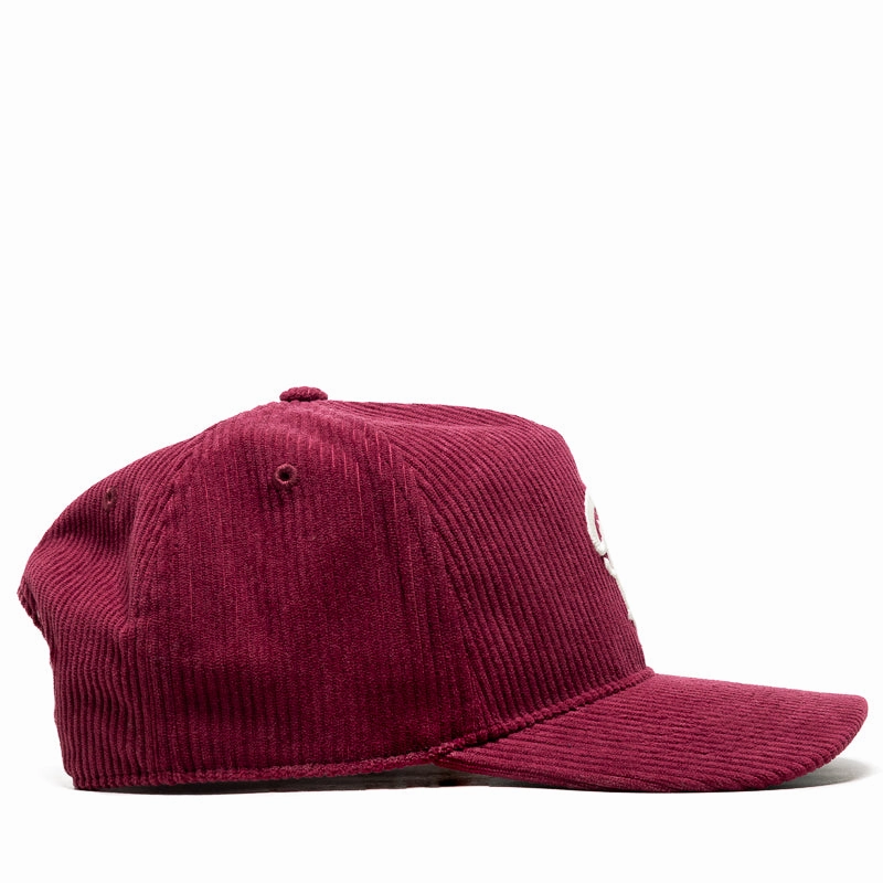 Politics x '47 Corduroy Hitch Snapback - Maroon