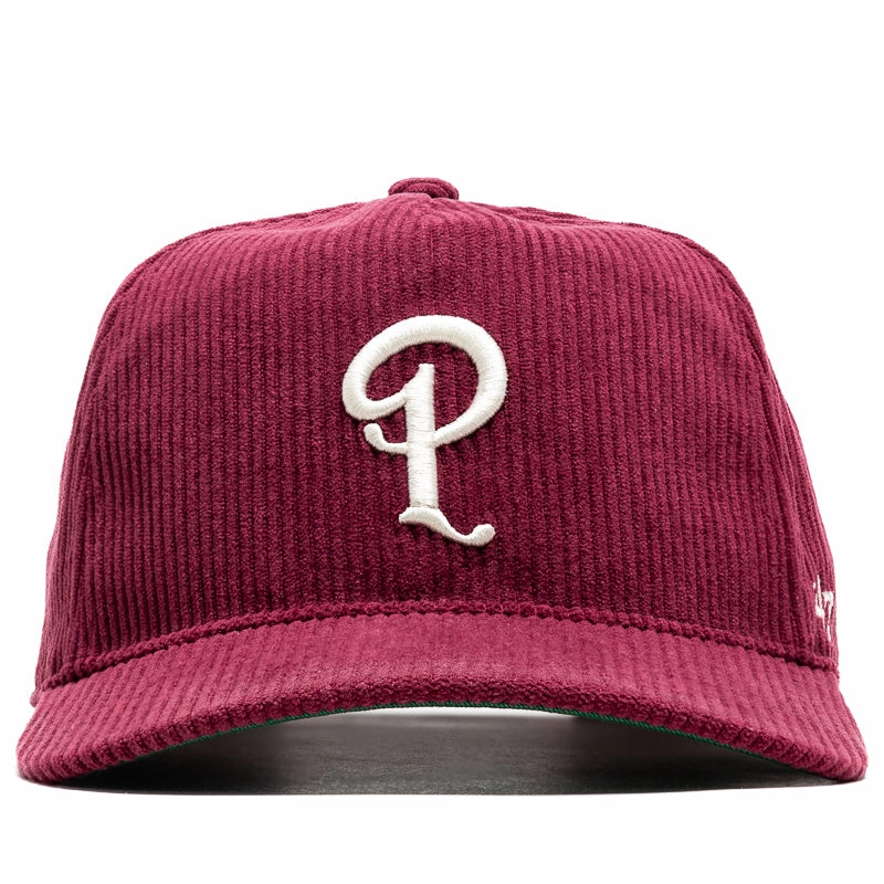 Politics x '47 Corduroy Hitch Snapback - Maroon