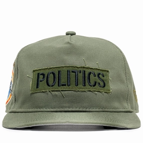 Politics x New Era Military Golfer Snapback - Green