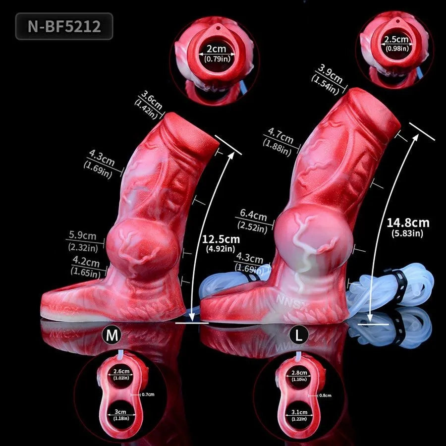 Premium Squirting Penis Girth Sleeve