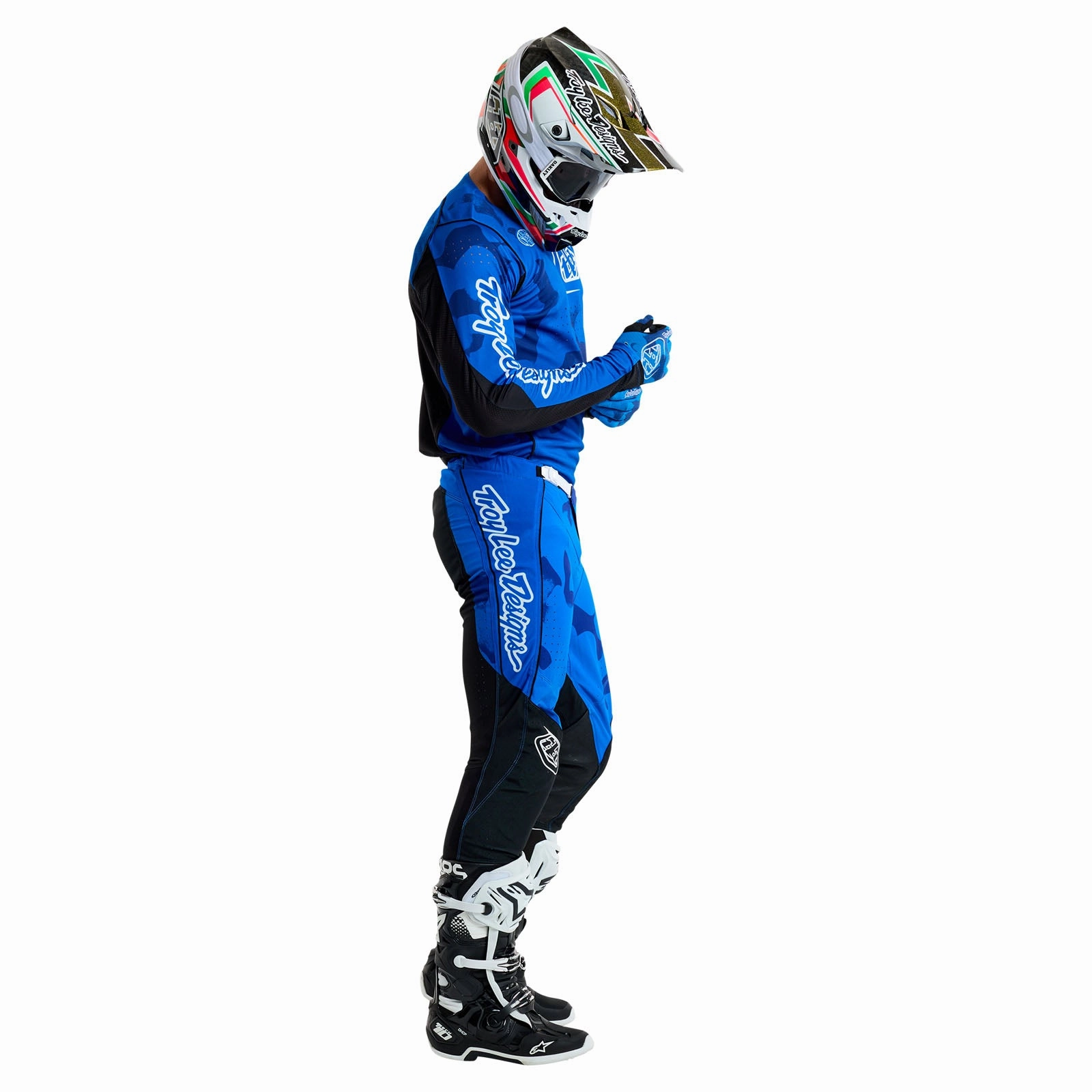 SE Pro Jersey Blotted Bright Blue