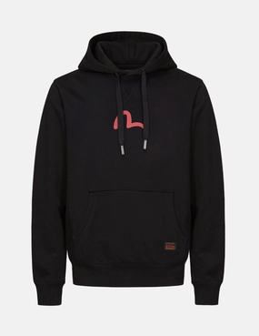 Seagull Print Hooded Sweatshirt
