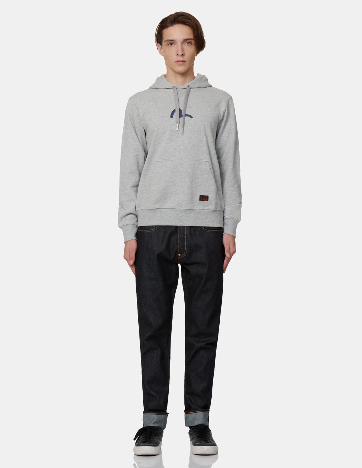 Seagull Print Hooded Sweatshirt
