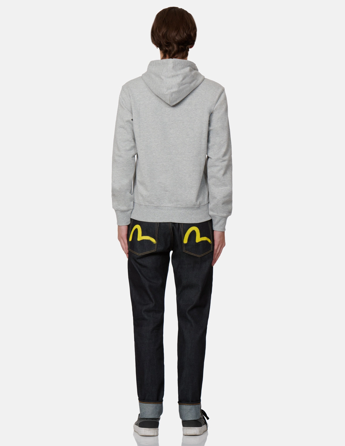 Seagull Print Hooded Sweatshirt