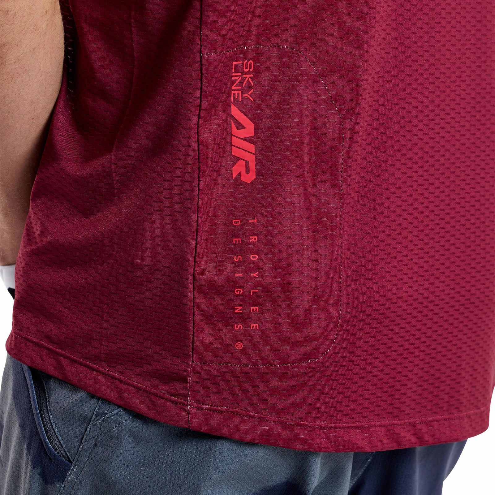 Skyline Air Short Sleeve Jersey Mono Oxblood
