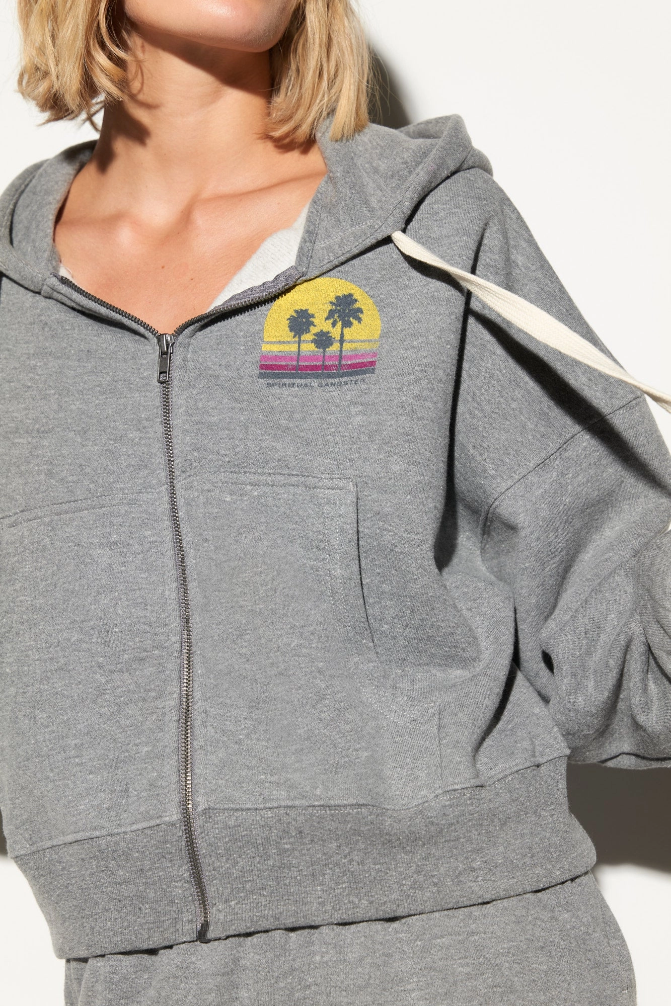 Sunset Stripe Roxbury Zip Hoodie