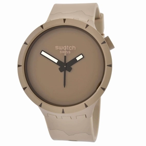 Swatch Unisex Watch - Colours Of Nature Big Bold Bioceramic Desert Strap | SB03C101