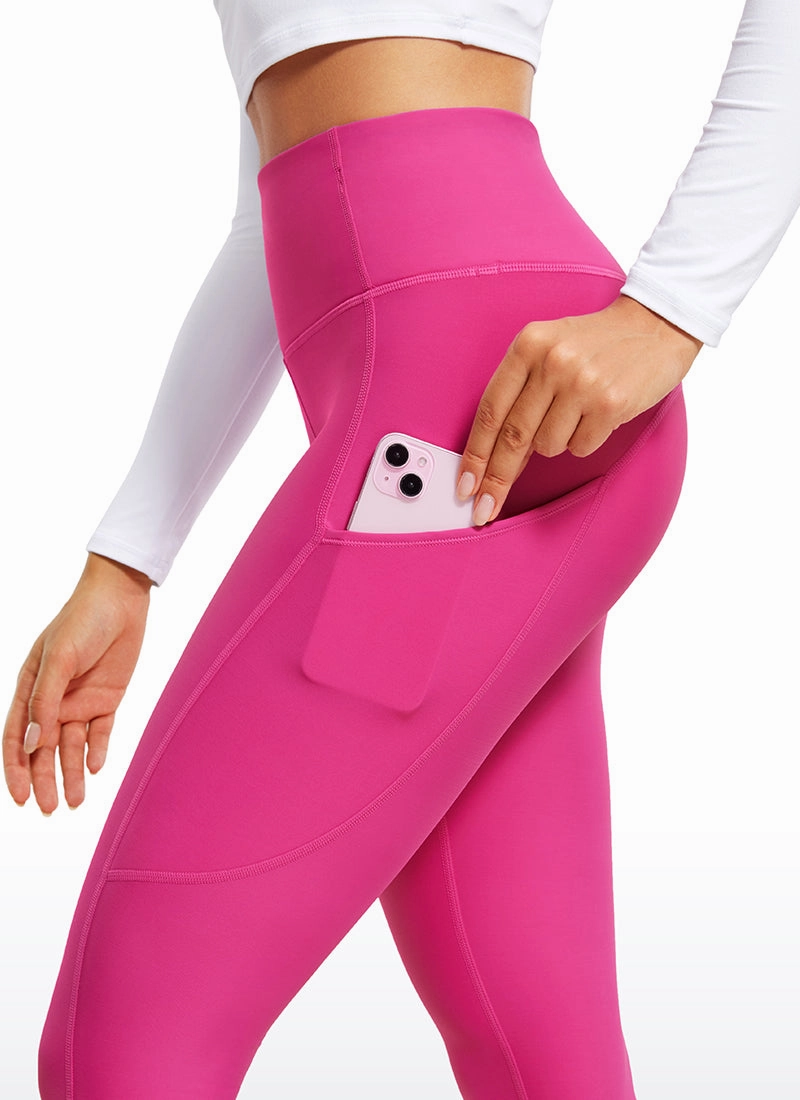 Thermal Fleece Lined Pocket Leggings 28''