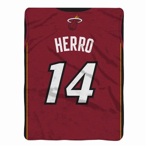 Tyler Herro Raschel Throw Blanket