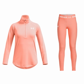 Under Armour Tech 1/2 Zip & Legging Set Junior