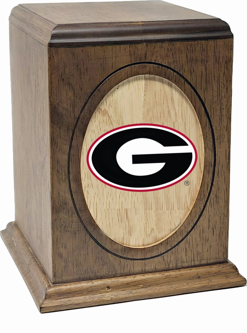 University of Georgia Bulldogs College Cremation Urn - Red
