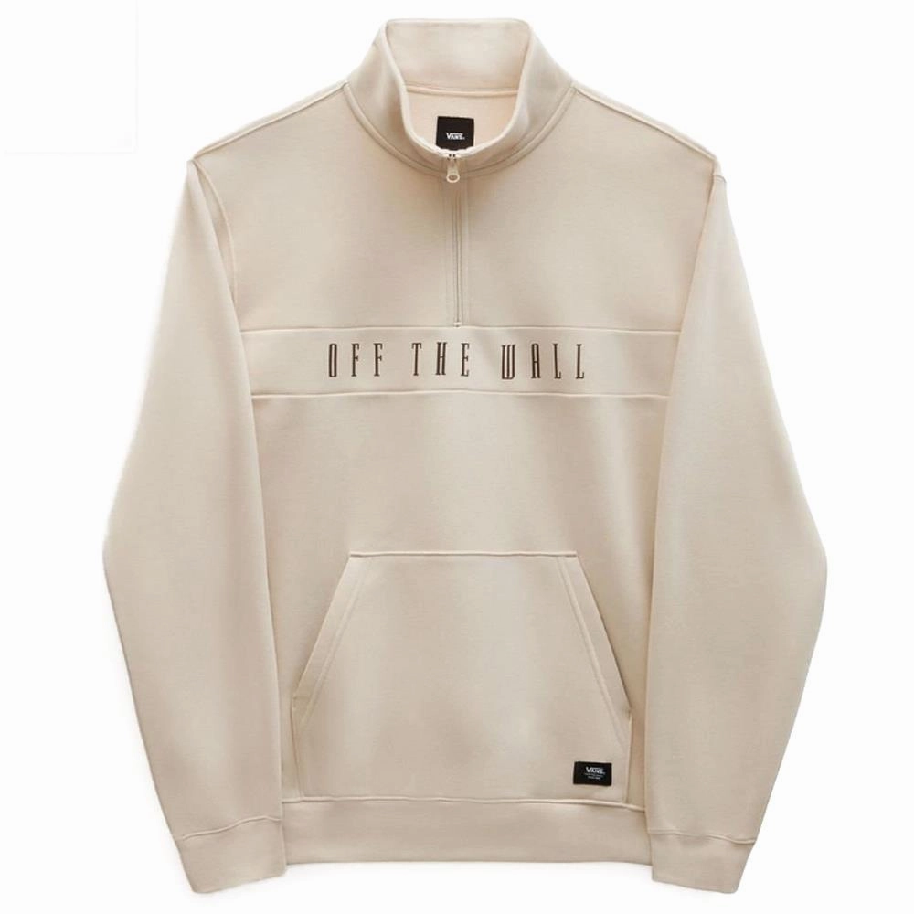Vans Stenson Quarter Zip Pullover - Oatmeal