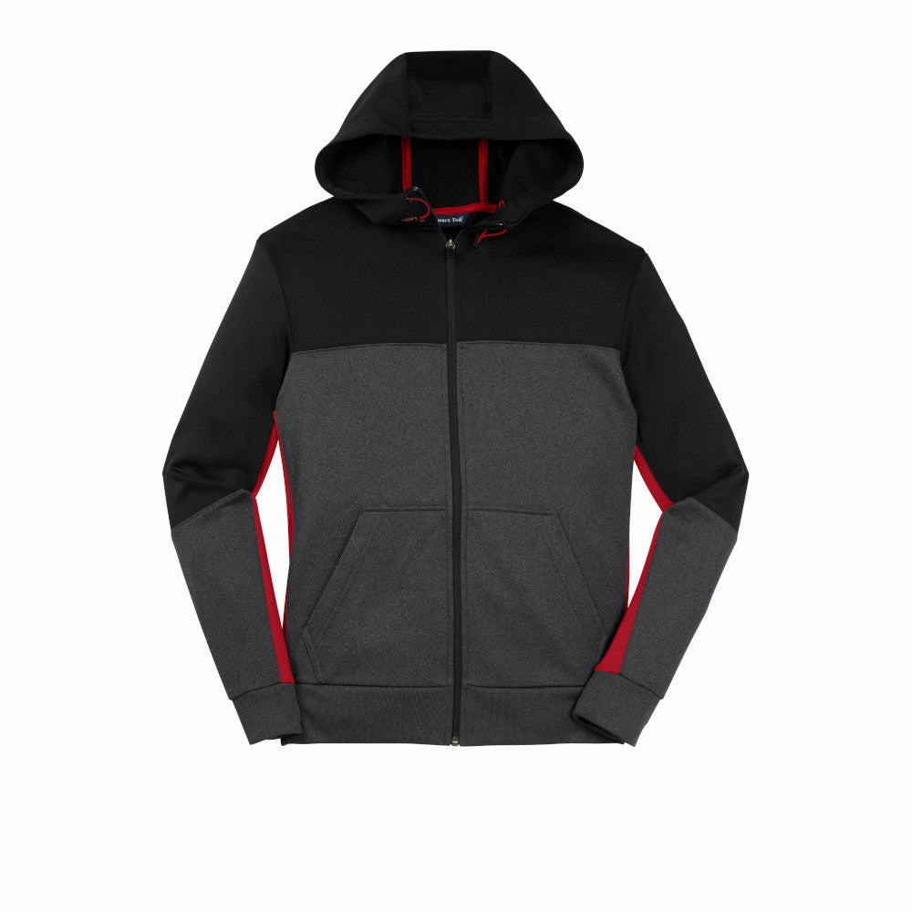 Winter Special Sport-Tek® Tech Fleece Color block Full-Zip Hooded Jacket