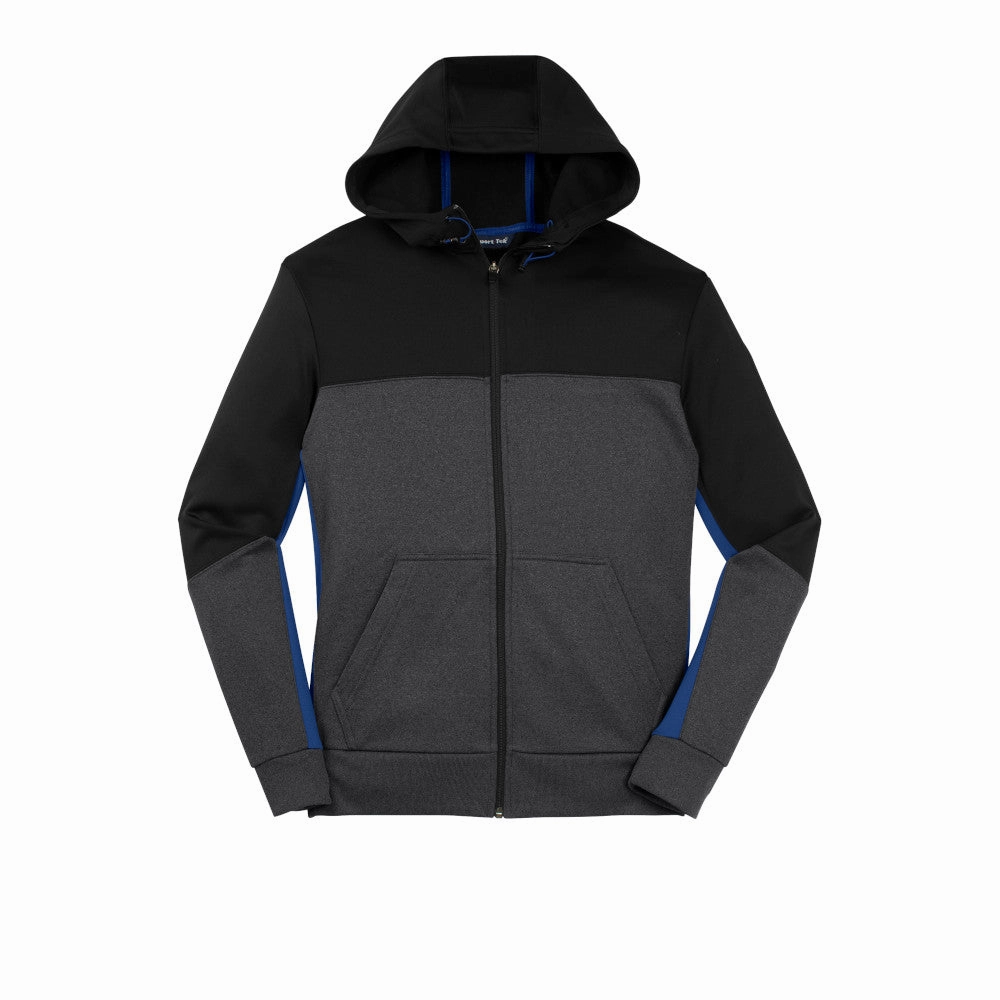 Winter Special Sport-Tek® Tech Fleece Color block Full-Zip Hooded Jacket