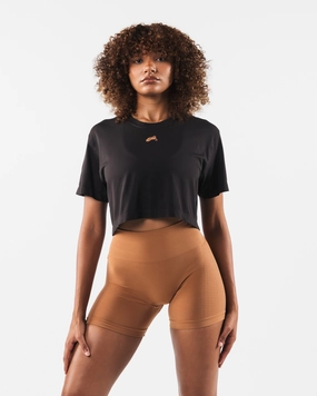 Wolf Head Airtech SS Crop - Pebble
